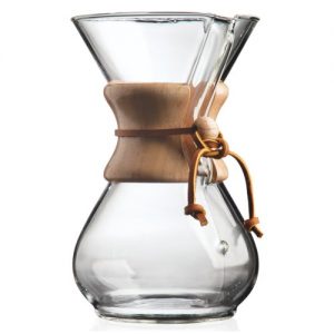 a product shot of the chemex