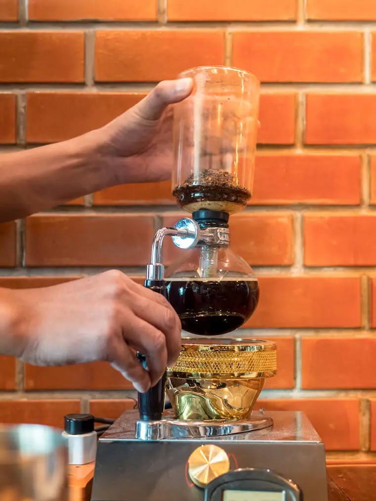 siphon coffee - immersion