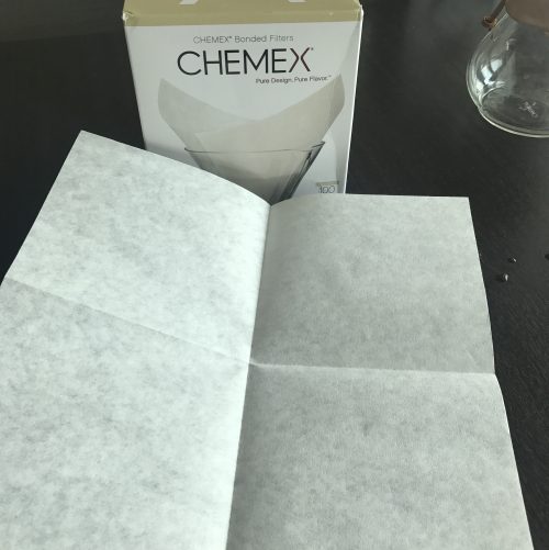 chemex and its big filter paper